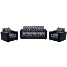 Milan Sofa - Fabric Design Black (WF-MILAN-DSBL-S) Thumbnail 2