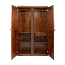 Moscow 2 Door Wardrobe - Light Brown (WF-MOSCOW-2WD-S) Thumbnail 3