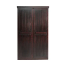 Oxford 2 Door Wardrobe - Dark Maroon (WF-OXFORD-2WD-S) Thumbnail 2