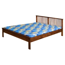 River Queen Size Bed - Light Brown (WF-RIVER-75X60-S) Thumbnail 2