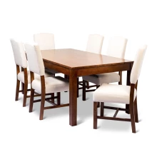 Trafalgar Dining Set - 6 Seater Table Only (Brown) - WF-TRAFALGAR-TBL-S Thumbnail 2