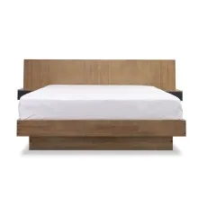 Tranquil Queen Size Bed - WF-TRANQUIL-BDQ-S (Brown) Thumbnail 2