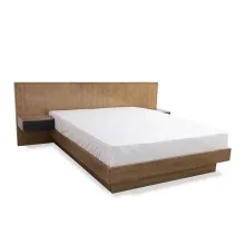 Tranquil Queen Size Bed - WF-TRANQUIL-BDQ-S (Brown) Thumbnail 3