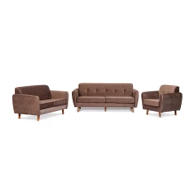 Venice Sofa (Brown) - WF-VENICE-BR-S Thumbnail 2