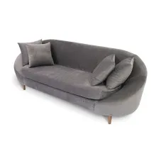 Vienna Sofa - 3-Seater (Grey) - WF-VIENNA-3S-GR-S Thumbnail 3