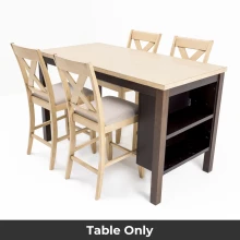 Boshwell Dining Table - 4 Seater - Table Only (Buttermilk/New Wedge 2) - WFI-BOSHWELL-TBL-S Thumbnail 3