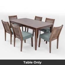 Lyon Dining Table - 6 Seater - Table Only (Walnut) - WFI-LYON-TBL-S Thumbnail 3