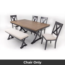 Marcy Dining Chair - 6 Seater - Chair Only (Black) - WFI-MARCY-CHR-S Thumbnail 3