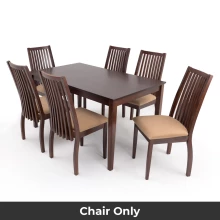 Michu Dining Chair - 6 Seater - Chair Only (Expresso) - WFI-MICHU-CHR-S Thumbnail 3