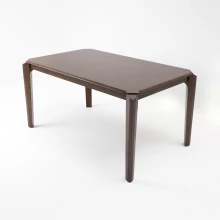 Norman Dining Table - 6 Seater - Table Only (Dark Brown) - WFI-NORMAN-TBL-S Thumbnail 2