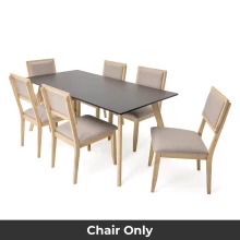 Pistonia Dining Chair - 6 Seater - Chair Only (Buttermilk/New Wedge 2) - WFI-PISTONIA-CHR-S Thumbnail 3