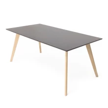 Pistonia Dining Table - 6 Seater - Table Only (Buttermilk/New Wedge 2) - WFI-PISTONIA-TBL-S Thumbnail 2