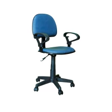 Fabric Typist Chair T001-BU-S - Blue Thumbnail 2