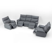 Willow Electric Recliner 3+1+1 Sofa (4ER) (Grey) - WFI-WILLOW-GR-S Thumbnail 4