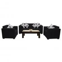 Cloud Sofa WFL-CLOUD-07 - Black Colour Fabric Thumbnail 2