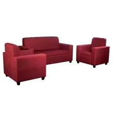Monaco Sofa Maroon Fabric Thumbnail 5