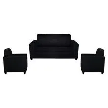 Monaco Sofa Black Fabric Thumbnail 4