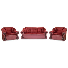Raid Sofa (Maroon PVC And Fabric) - WFL-NEW-RAID-BL-S Thumbnail 2
