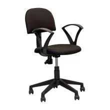Typist Chair With Arm - Black (NOC-T009-BL-S) Thumbnail 2