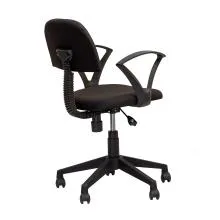 Typist Chair With Arm - Black (NOC-T009-BL-S) Thumbnail 4
