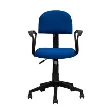 Typist Chair With Arm - Blue (NOC-T009-BU-S) Thumbnail 3