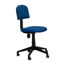 Typist Chair Without Arm - Blue (NOC-T011-BU-S) Thumbnail 2