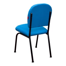 Fabric Visitor Chair Without Arms - Blue (WFL-SOC-V010-BU-S) Thumbnail 3