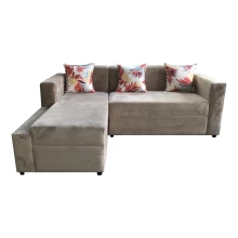 Sydney L Shape Sofa (Beige) - WFL-SYDNEY-BG-S Thumbnail 3