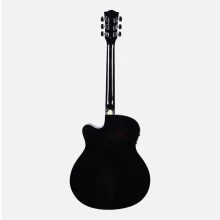 Kadence Frontier Guitar Semi Acoustic 40" EQ Guitar Black (Y-KF-BG10) Thumbnail 5